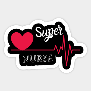 Super nurse Sticker